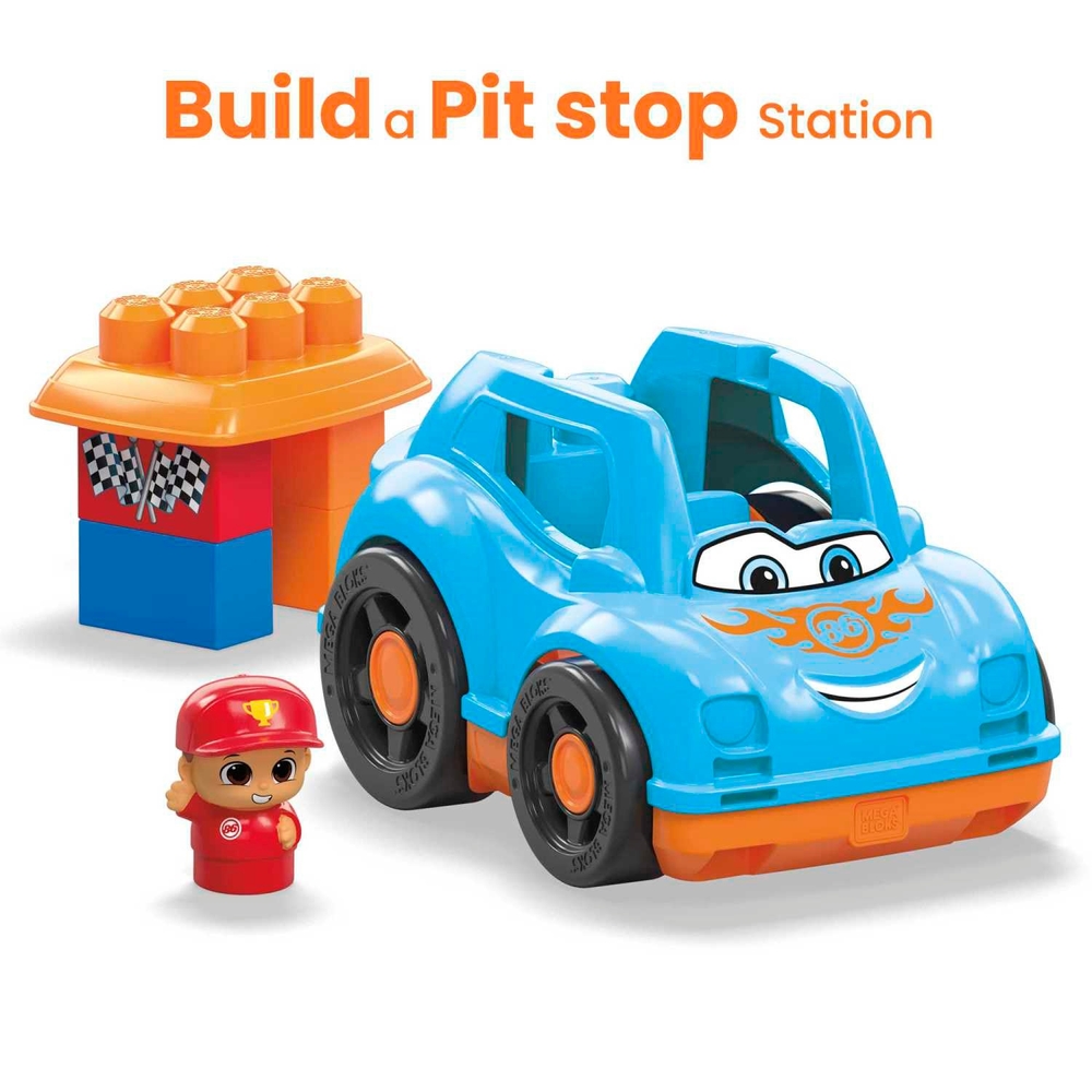 Mega Bloks Lil Vehicles Ricky Rennwagen