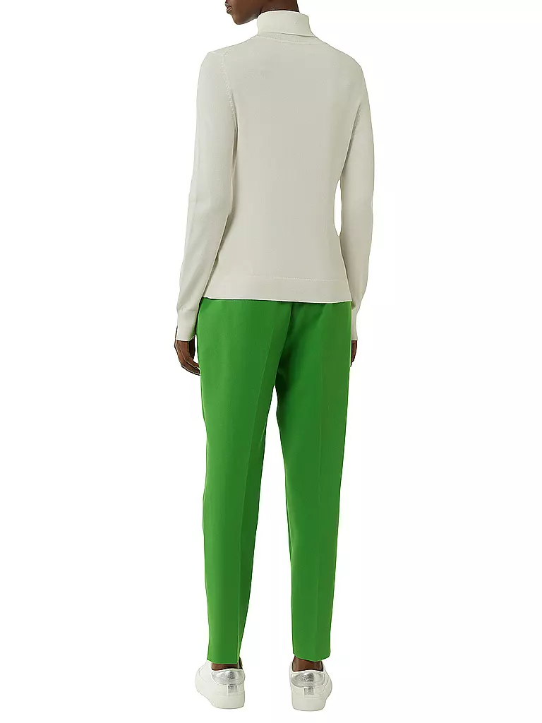 COMMA Rollkragenpullover weiss