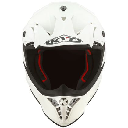 Casque cross KYT SKYHAWK - PLAIN - WHITE 2023 - Blanc