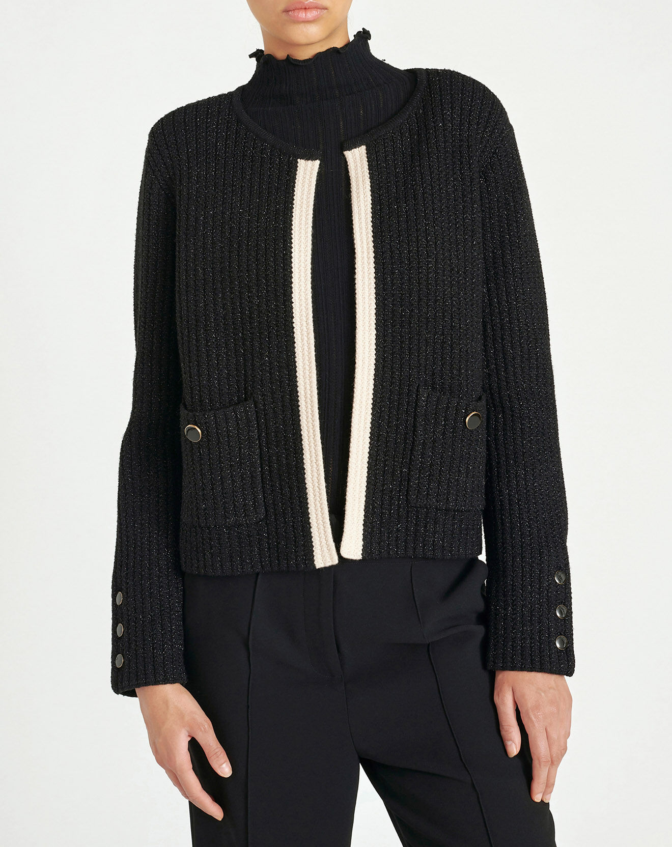 Zapa Gilet Gonna noir