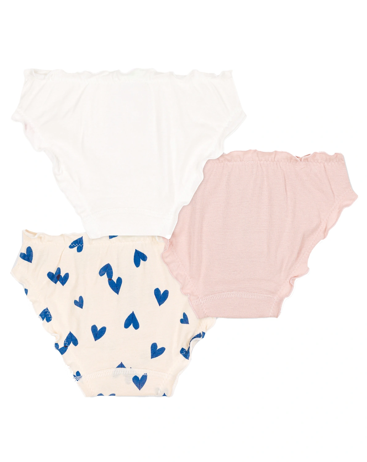 Slip HEARTS 3er Set in bunt