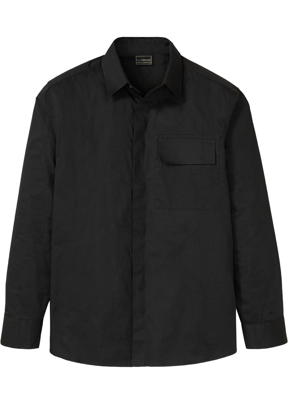 Chemise manches longues avec poche poitrine