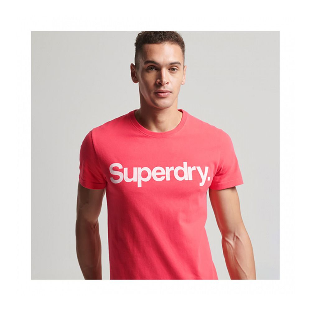 Superdry CORE LOGO - Tee-shirt Homme active pink