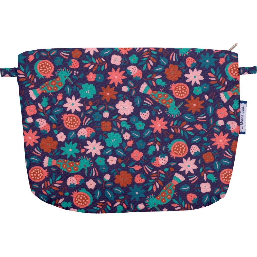 Pochette Tissu Huppette Fleurie