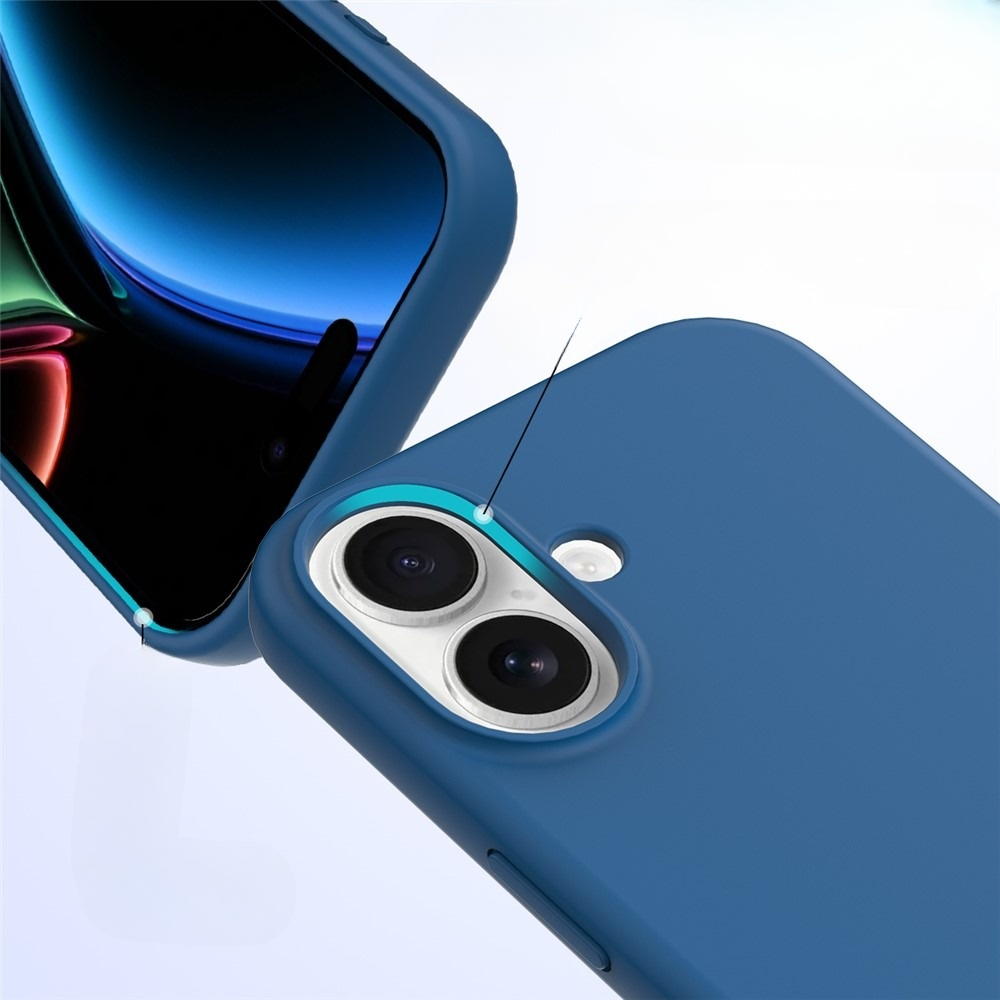 iPhone 17 Silikon Case Hülle - Blau