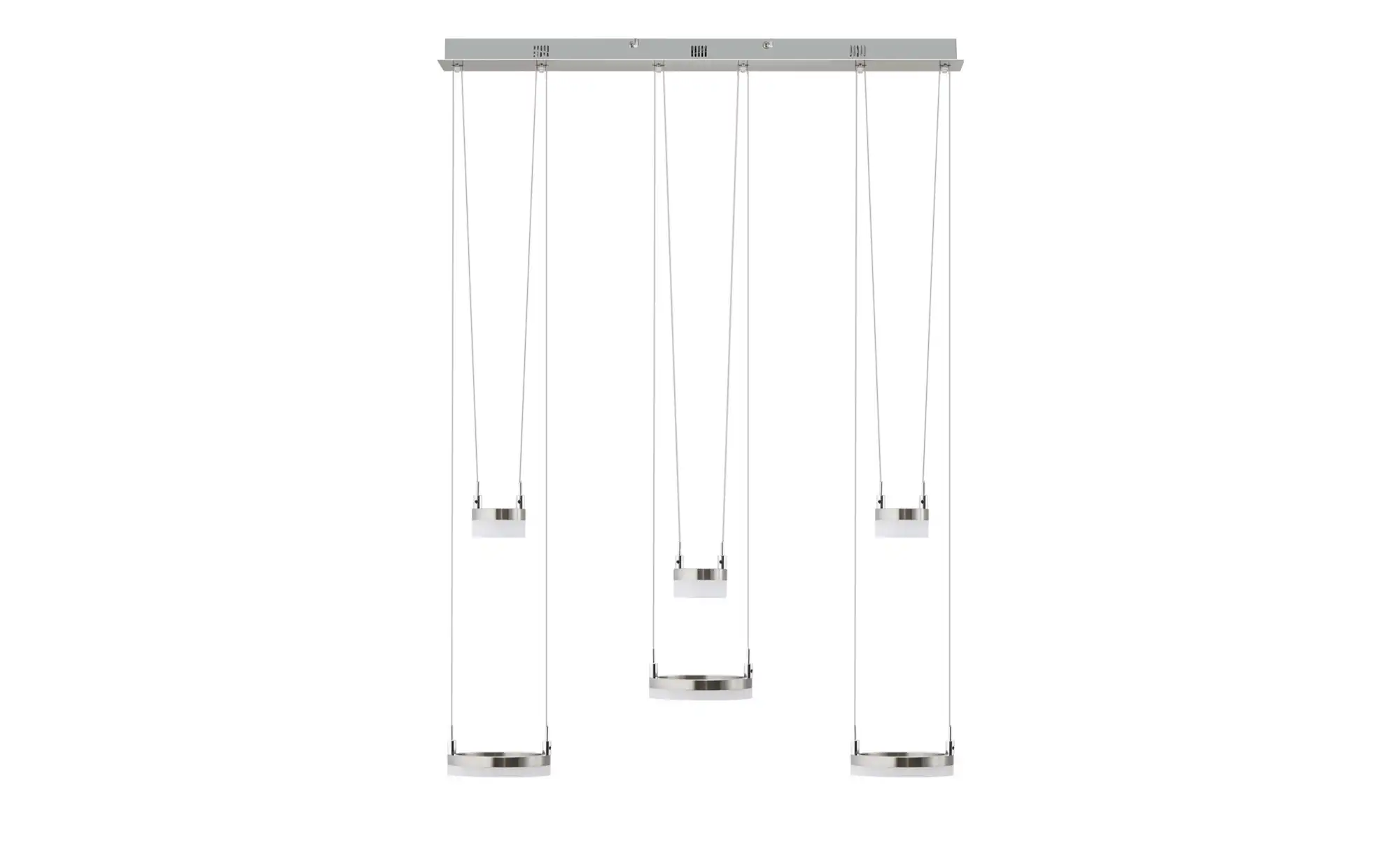 Meisterleuchten LED-Pendelleuchte, 6-flammig, nickel matt