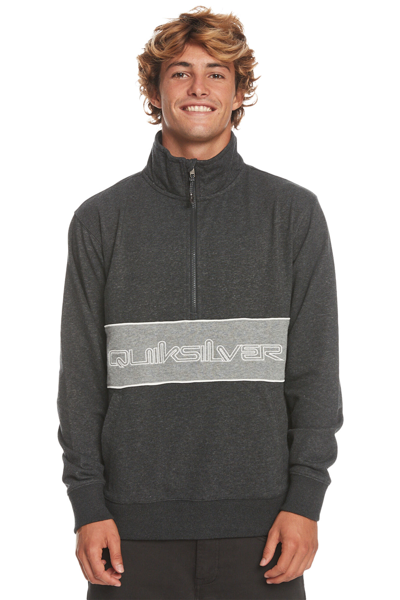 Bold Omni - Moletom Técnico Masculino com Meio Zíper