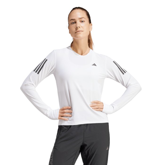 adidas Dame Trøjer Own The Run Long-sleeve Hvid