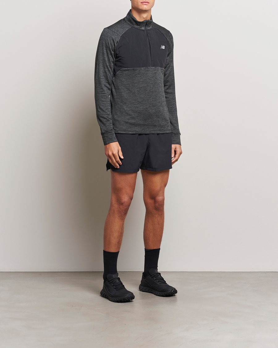 New Balance Running Heat Grid Half Zip Black