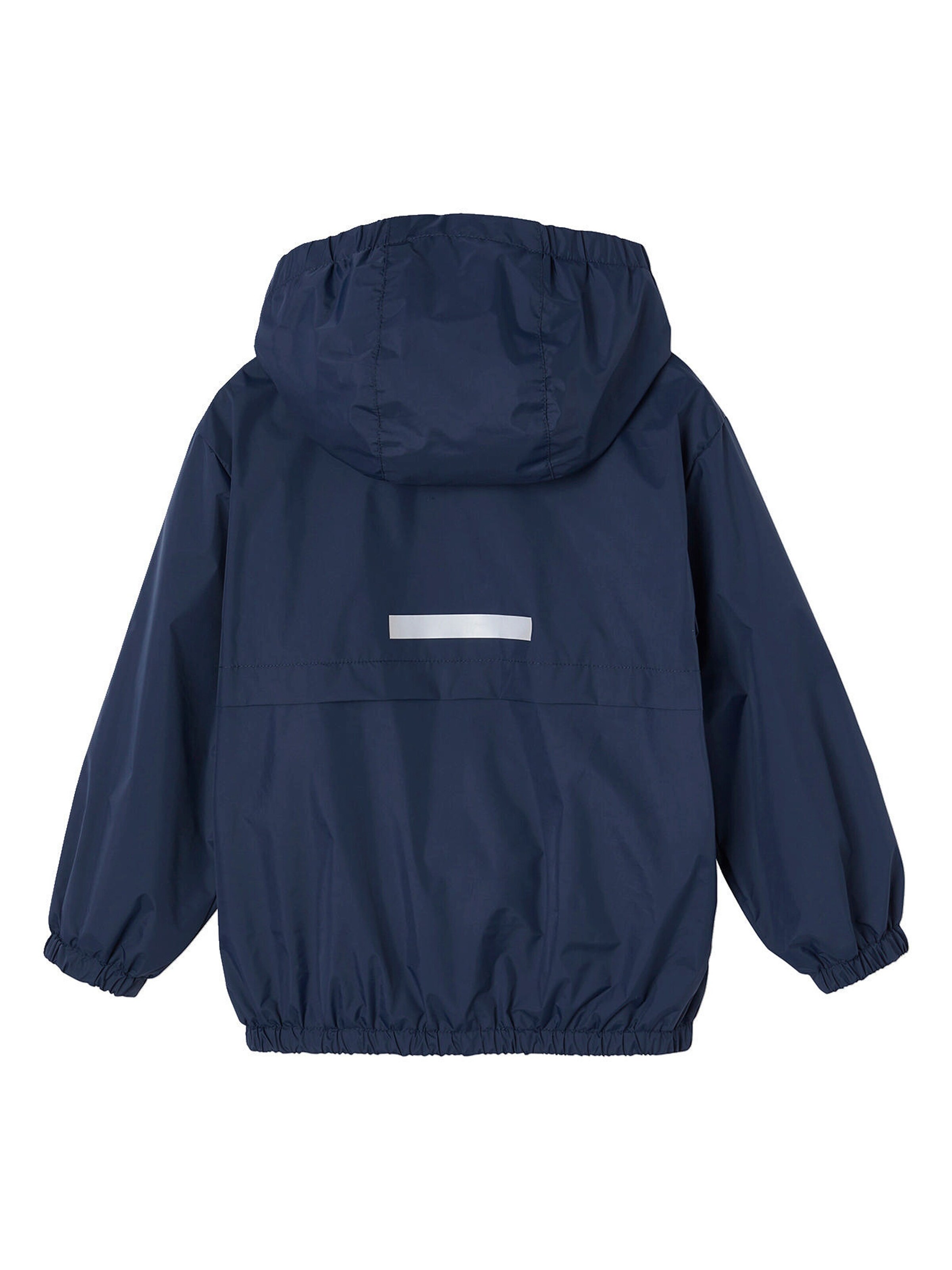 Vertbaudet Jungen Outdoor-Jacke mit Aufbewahrungstasche nachtblau