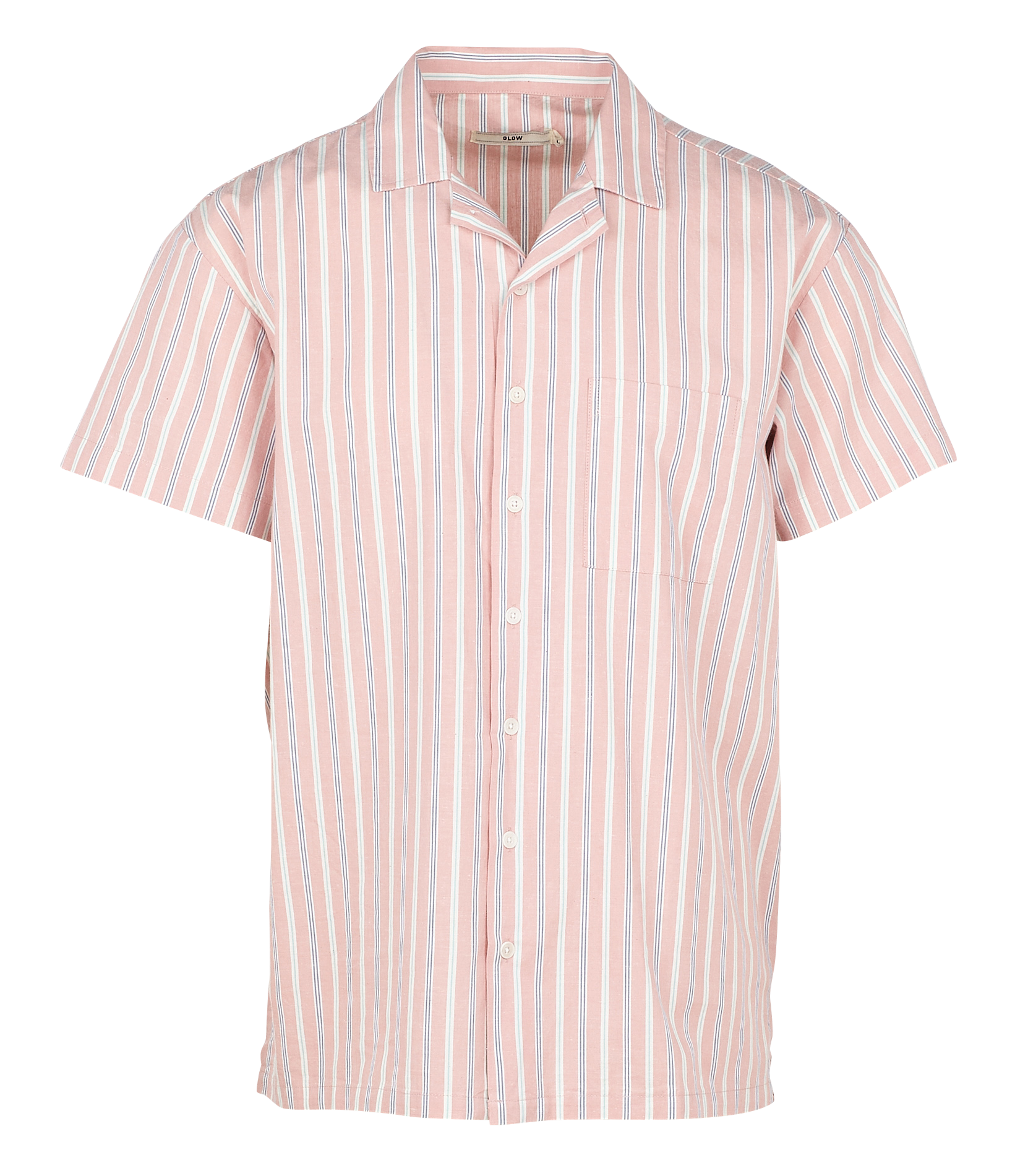 PARKER - Chemise col classique rayée en coton | Multicolore