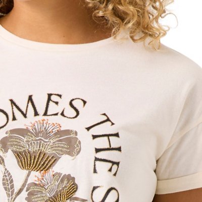 Tee-shirt à manches courtes femme à col rond GARCIA