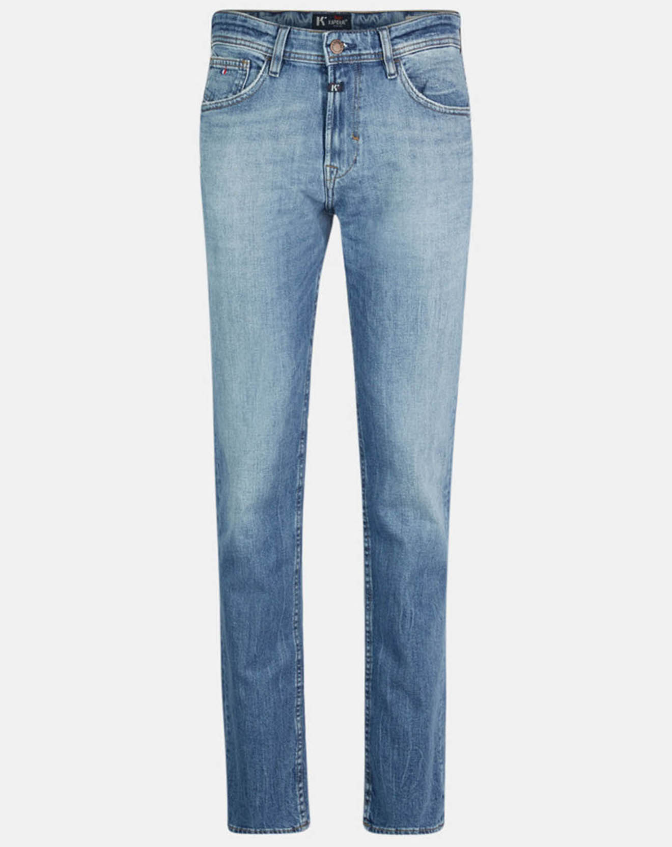 Kaporal 5 Jean Droit Datte délavé bleu