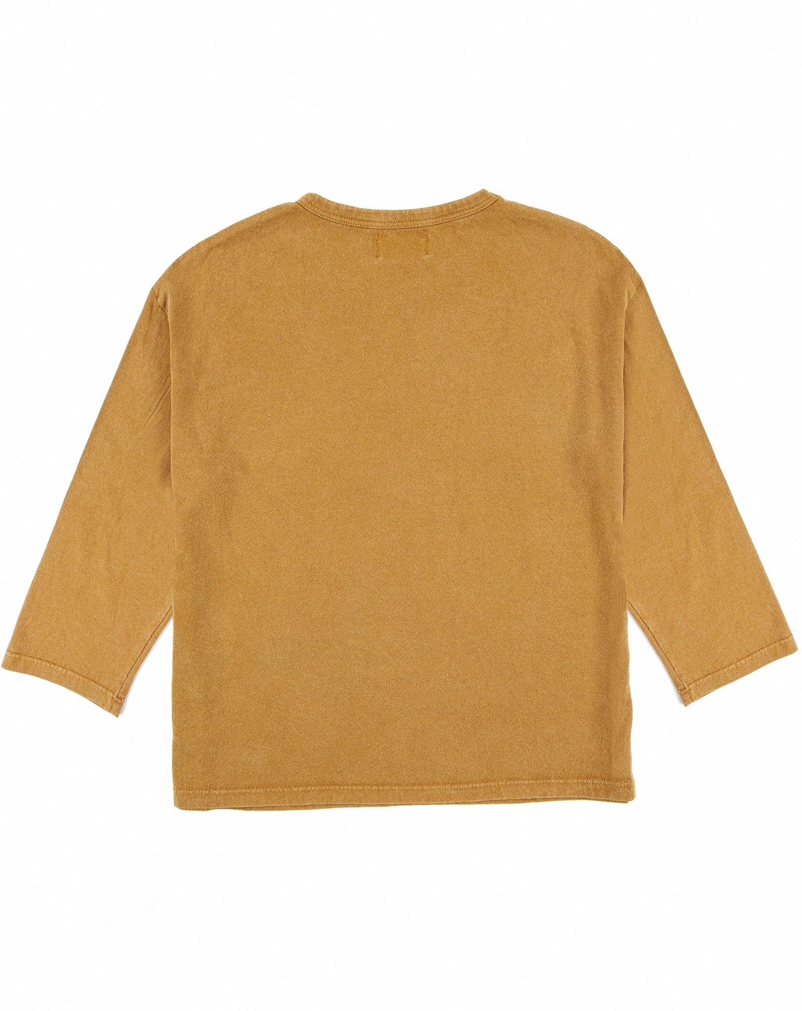 Langarmshirt SLEEPY DOG in curry