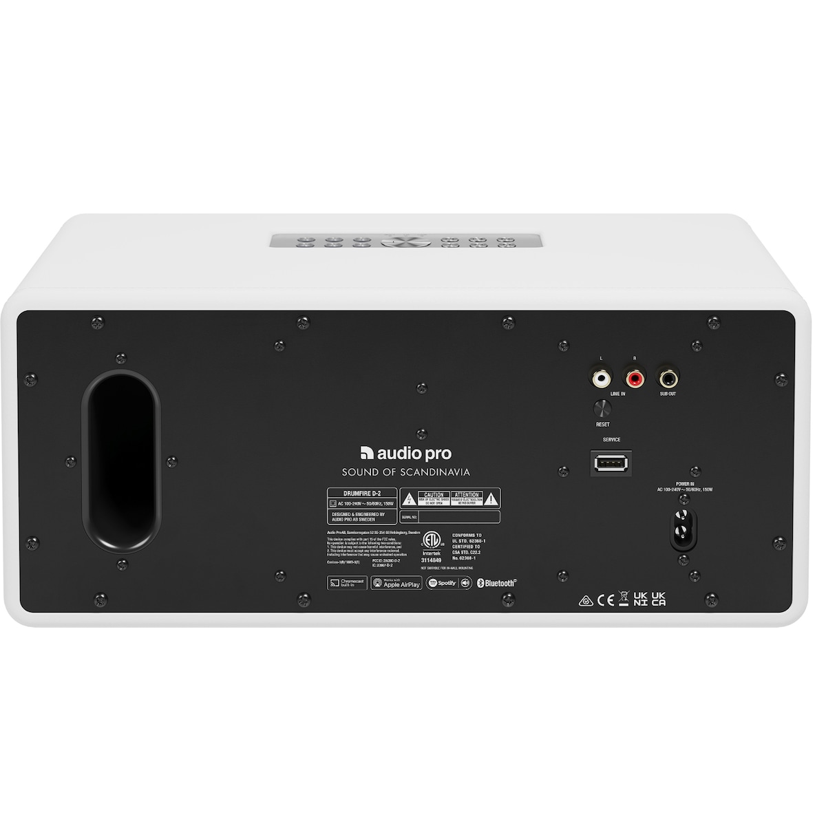 Audio Pro Drumfire D-2 høyttaler (hvit)