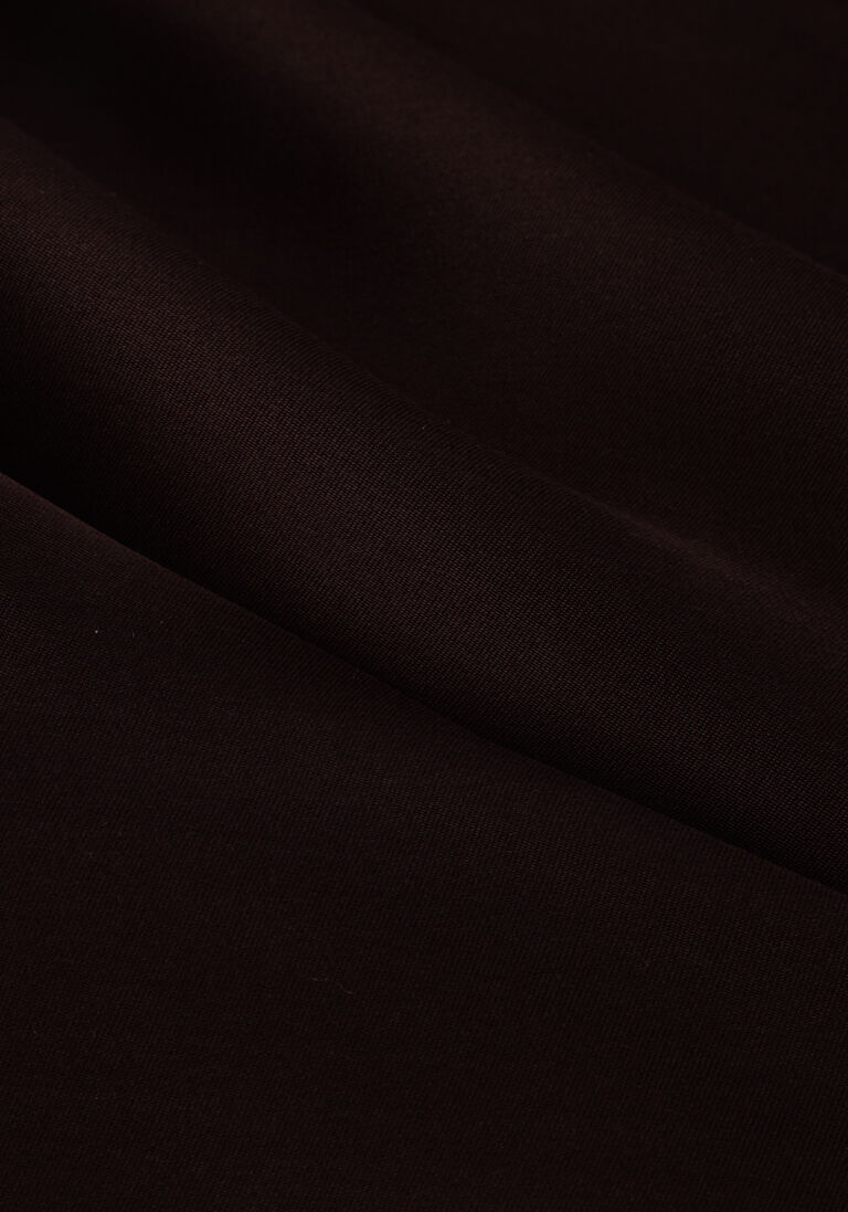 bruine anine bing broeken bar silk skirt - deep brown