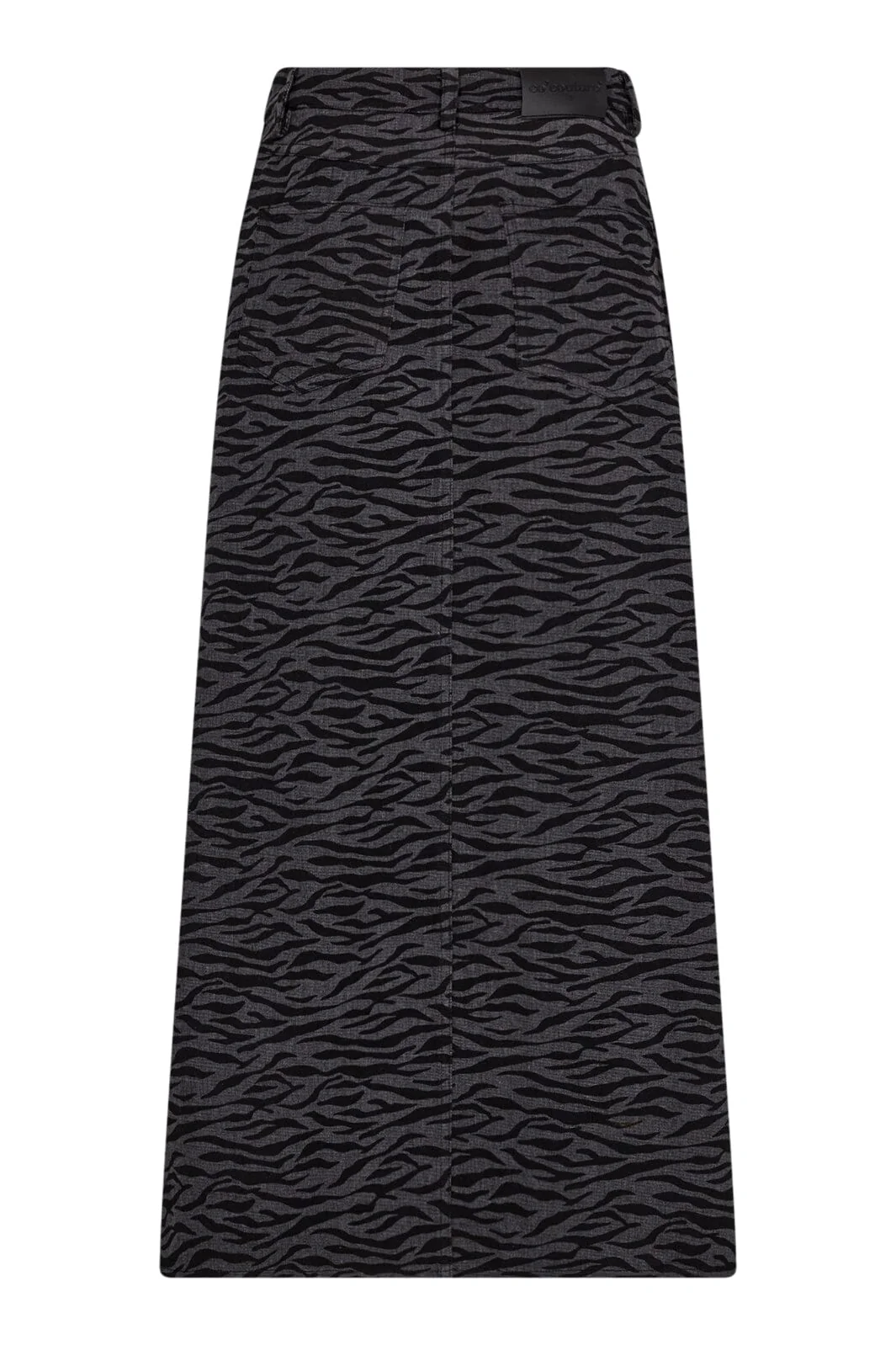 Co´Couture Zebracc Denim Slit Skirt 34162