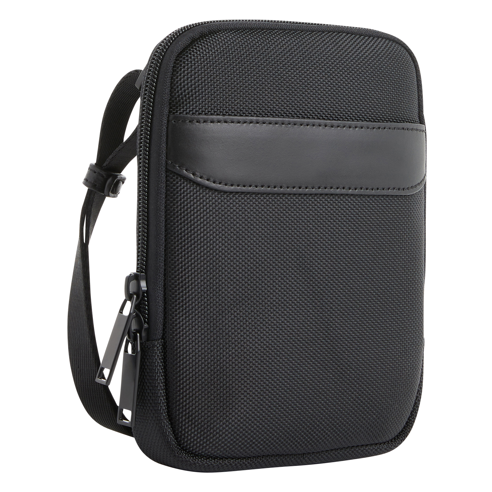 Sac bandoulière texturé | Noir