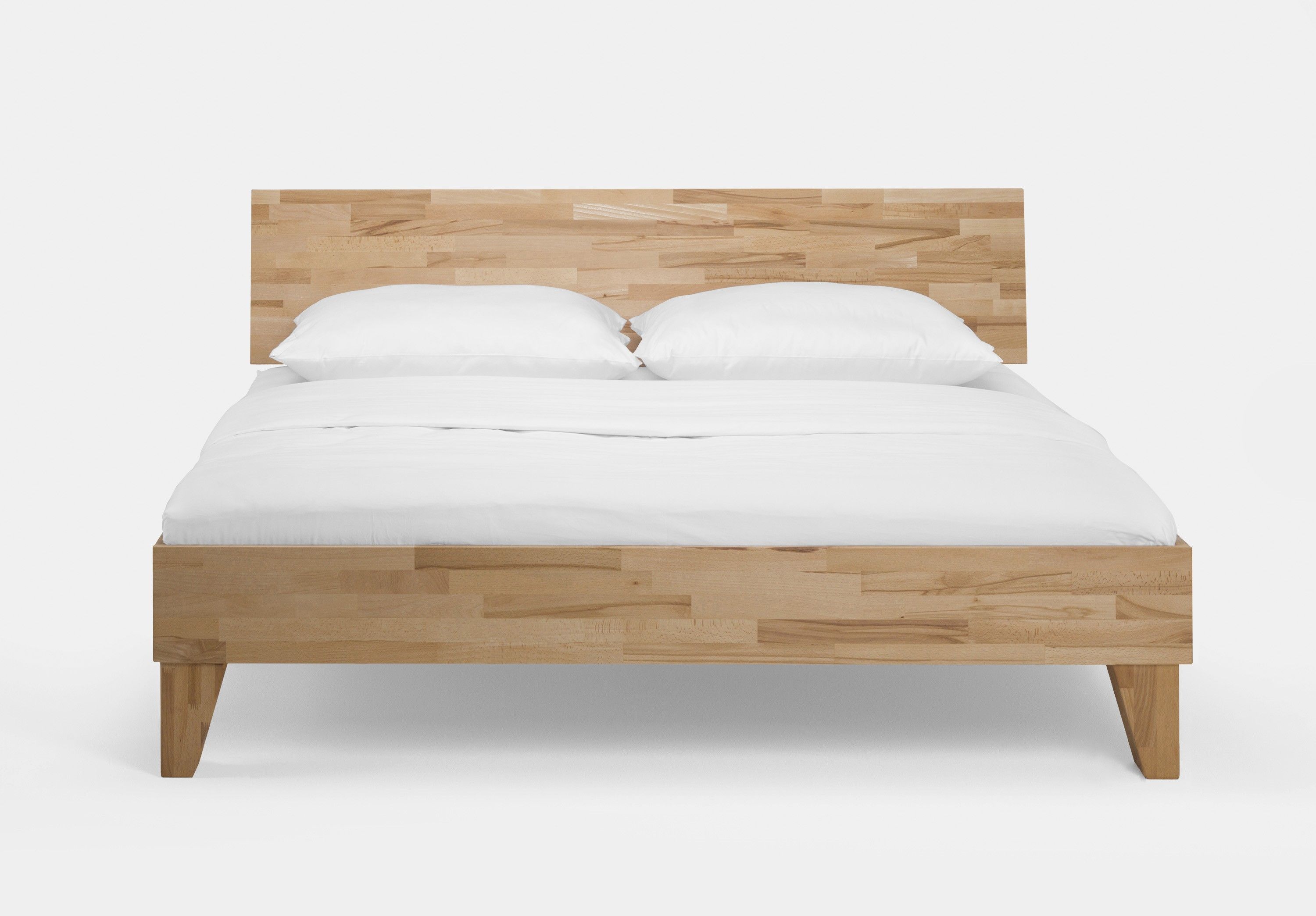 Holzbett Classic 90 x 210 cm Kernbuche geölt