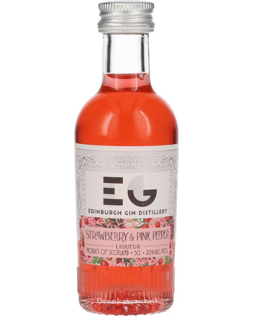 Edinburgh Strawberry & Pink Pepper Liqueur Mini 5 cl