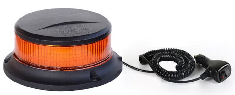 UVV Set 3M Voertuigwaarschuwingsmarkering 823i Set 4 x 564x141 mm + 45 x 15 cm Bouwvoertuig + Magnetisch LED-zwaailicht (vlak licht)