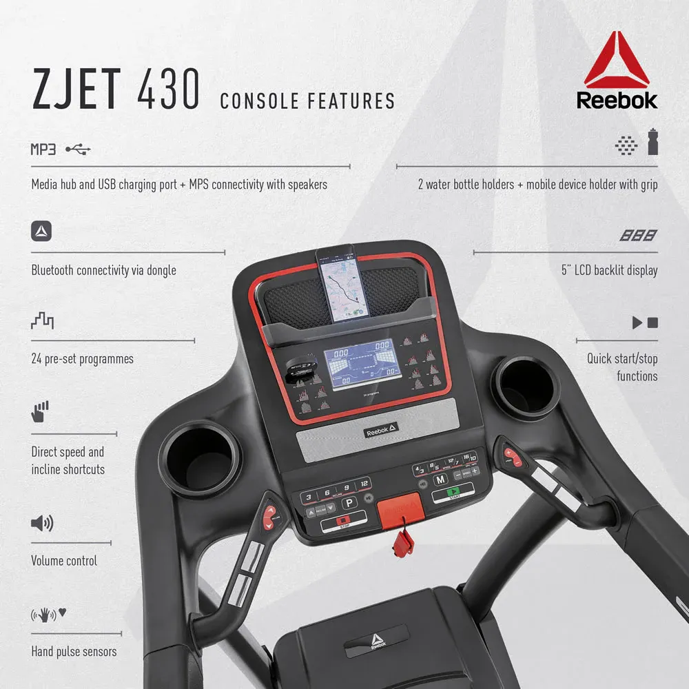Reebok ZJET 430 Bluetooth Laufband