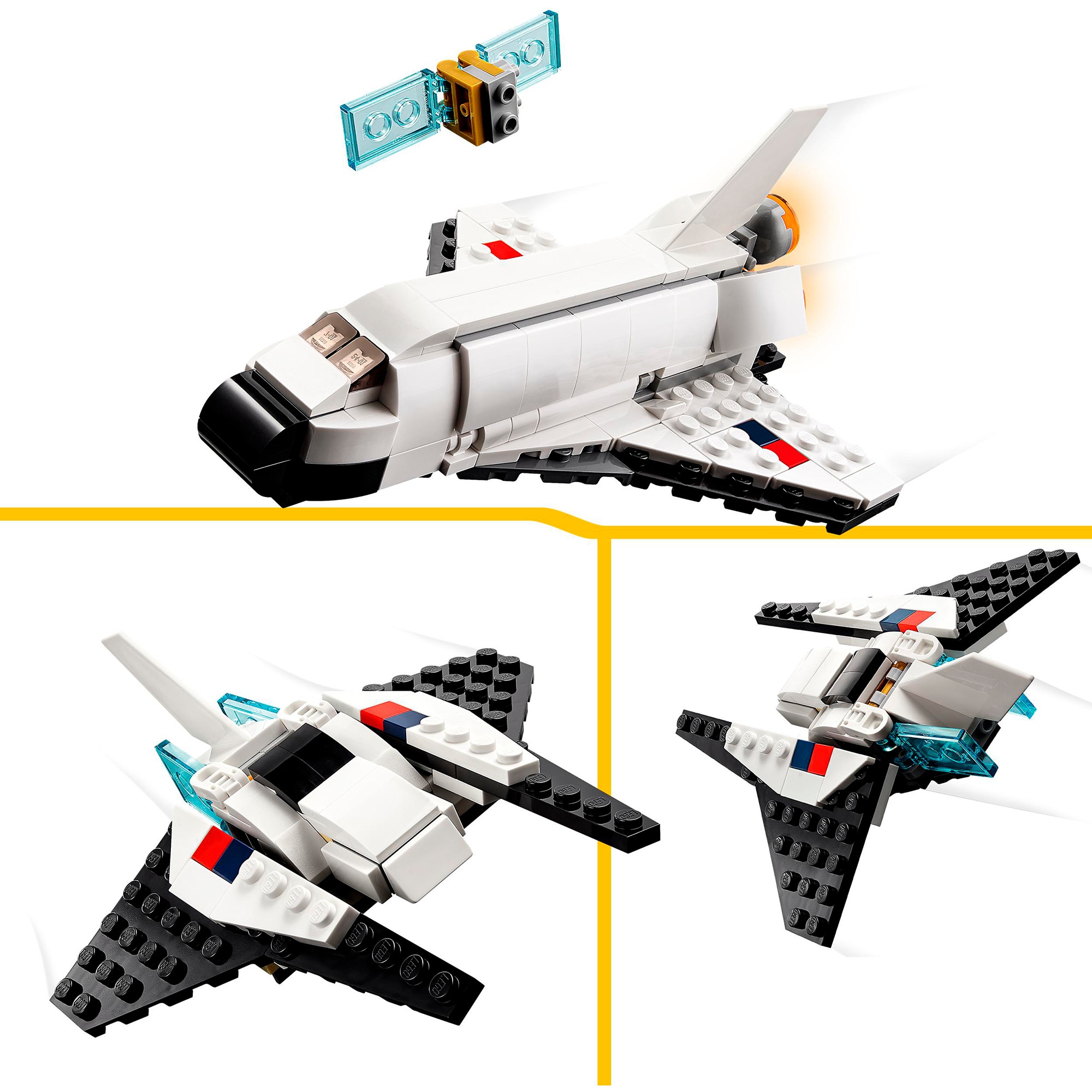 LEGO Konstruktionsspielzeug Creator 3-in-1 Spaceshuttle