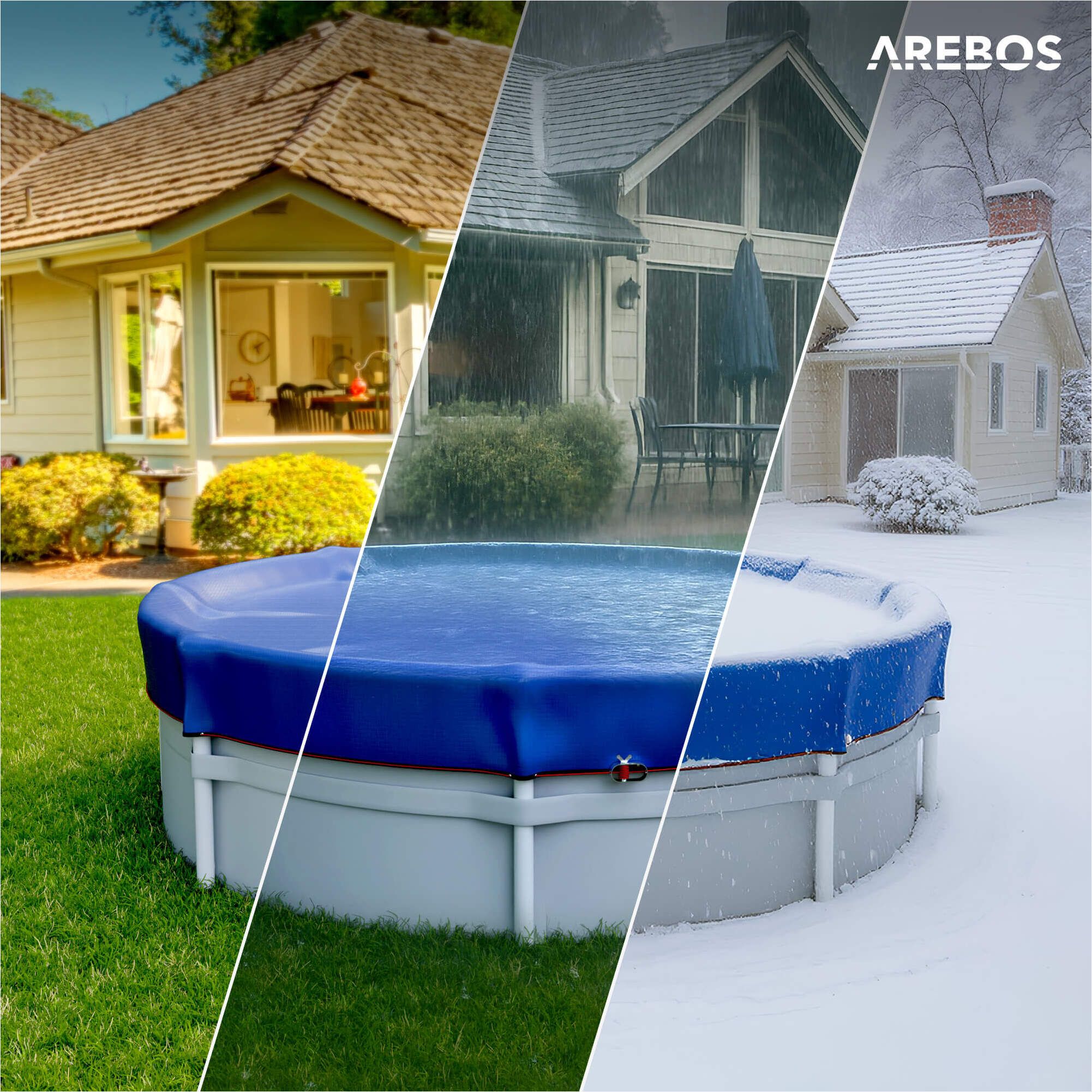 Poolabdeckung rund 520 cm (Für Ø 420-460 cm Pools)