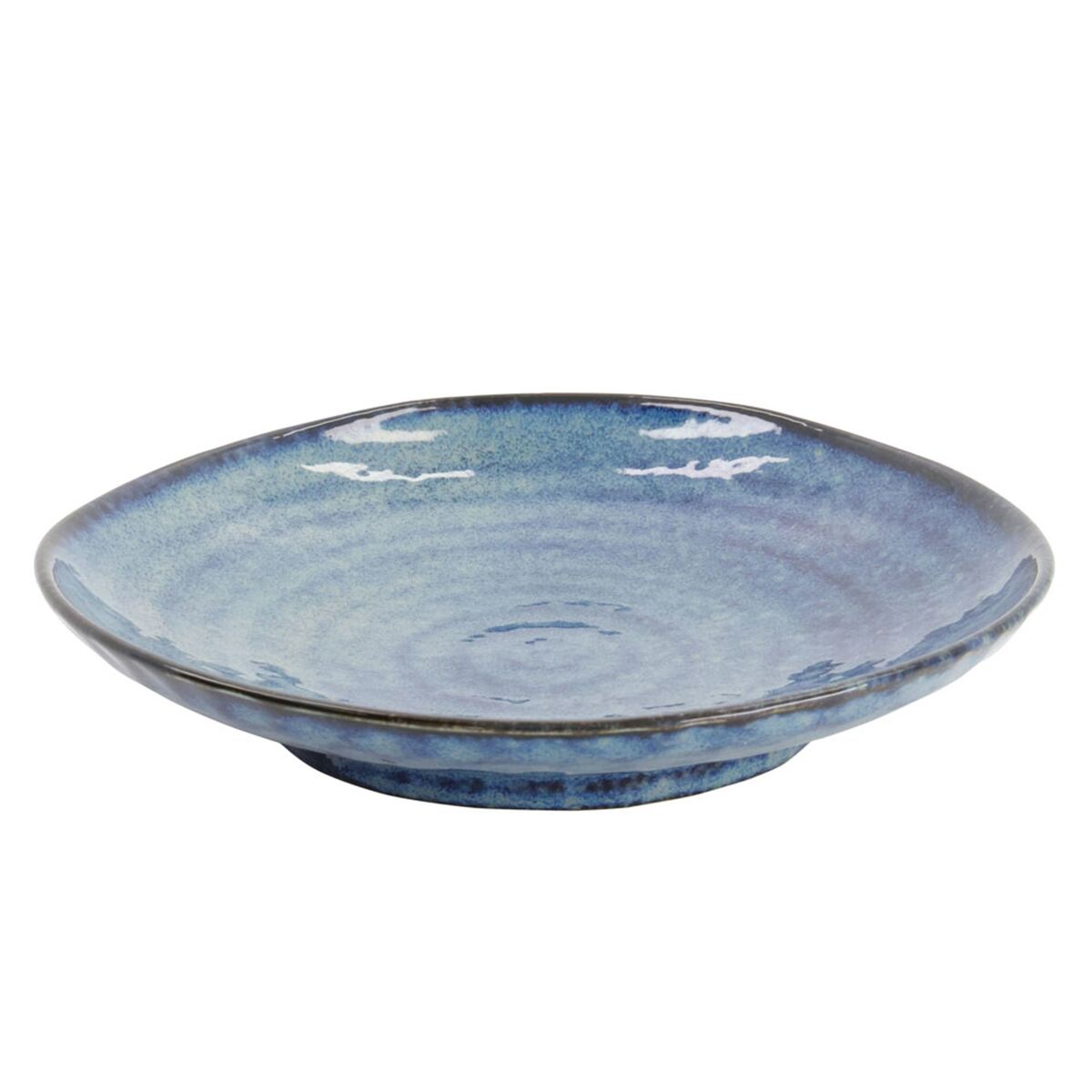 Triangel tallerken 18.9 x 3.5cm, cobalt blue