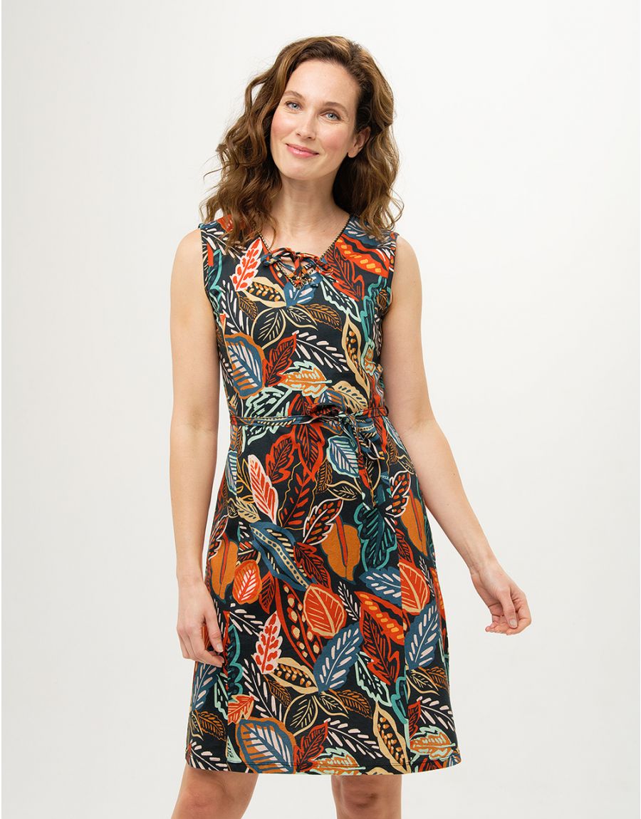Robe coton tropical