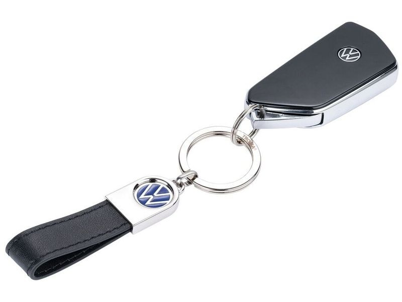 Troika Schlüsselanhänger Volkswagen mehrfarbig Schlüsselanhänger mit dem ikonischen VW-Logo
