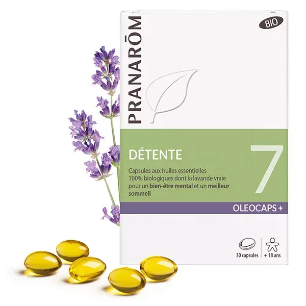 Pranarom Oleocaps 7 Relaxamento Orgânico 30 cápsulas