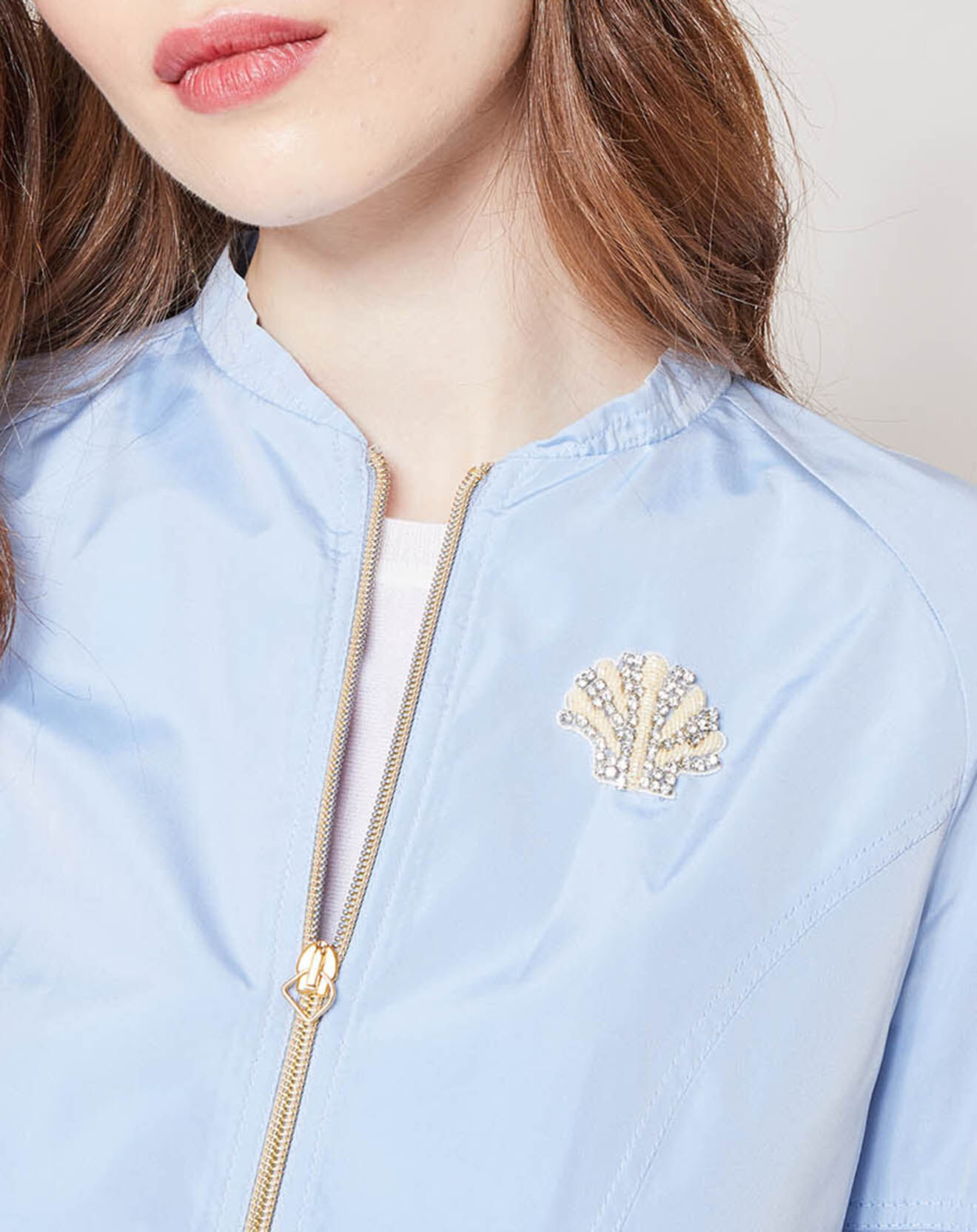 Tara Jarmon Blouson bombers Iris nuage