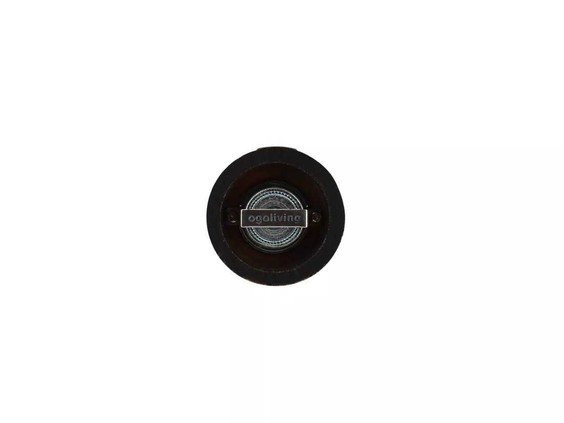 Ogo Living - Moulin A Poivre Recycle 15cm En Bois De Hetre Noir