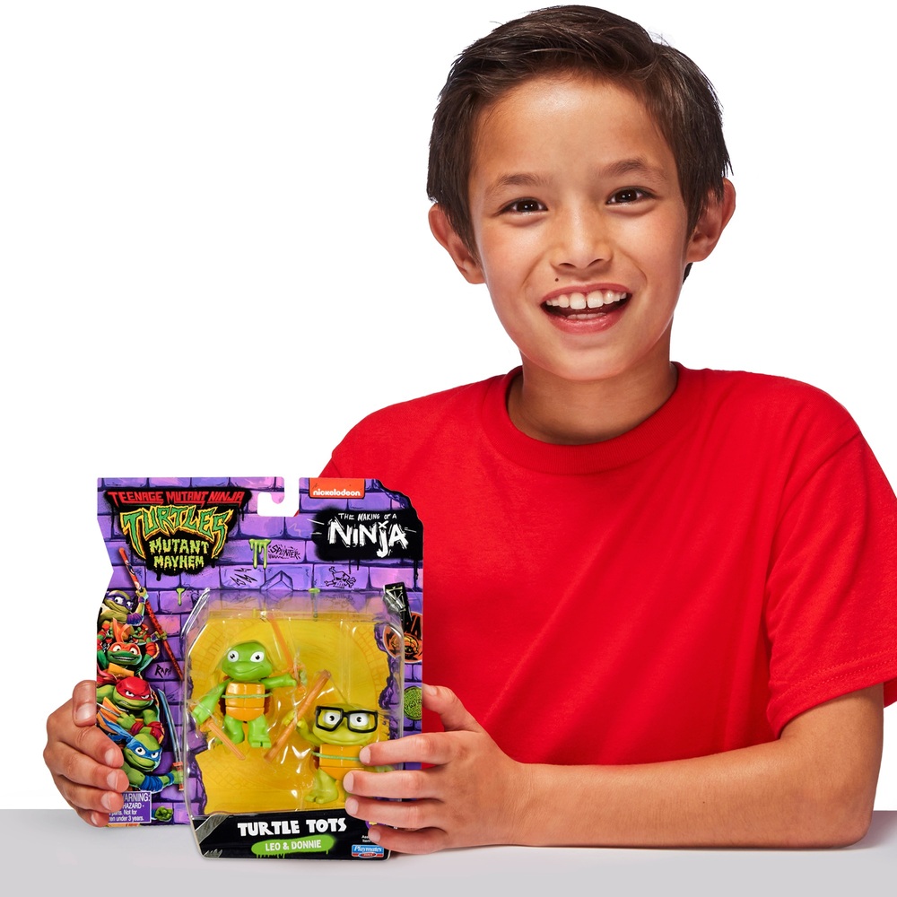 Teenage Mutant Ninja Turtles: Mutant Mayhem Turtle Tots - Leonardo & Donatello