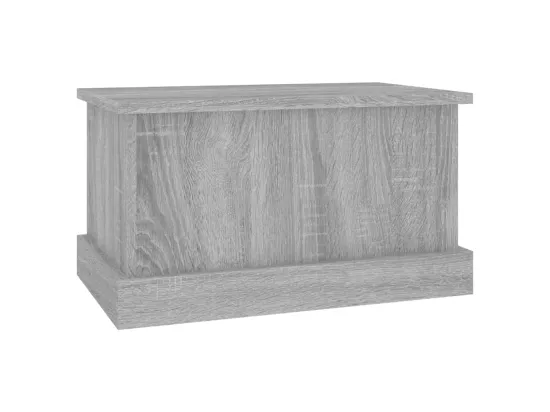 Boîte de rangement sonoma gris 50x30x28 cm bois d'ingénierie