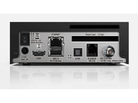 Vu+ Zero 4K, Satellitt, Full HD, DVB-S2, 2048 MB, 4000 MB, DDR4