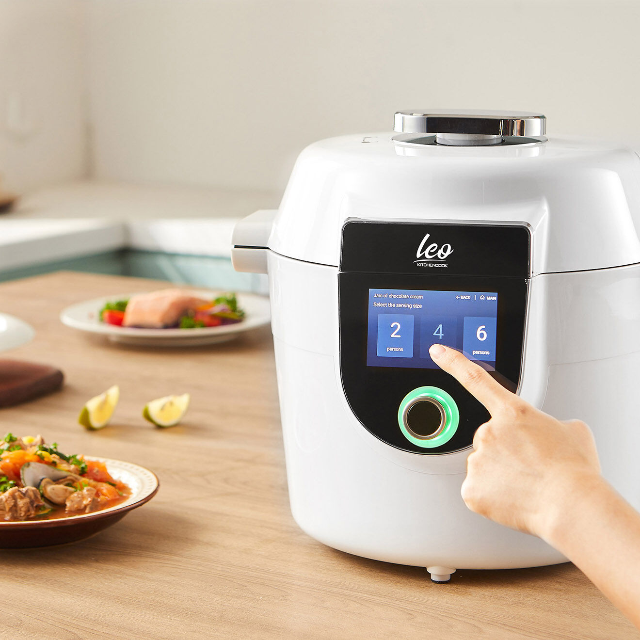Kitchencook Autocuiseur intelligent avec connexion wifi blanc- 5 L