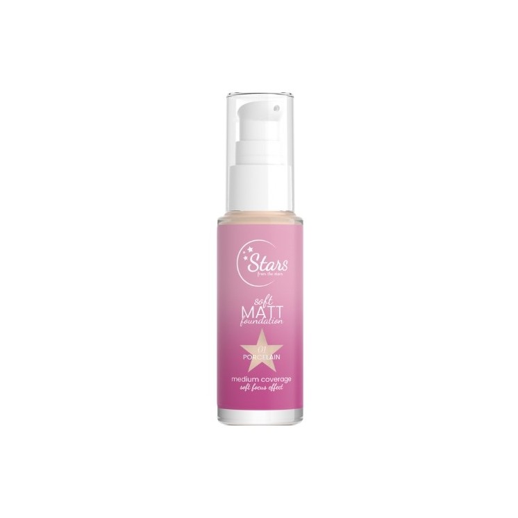 Stars from the Stars Soft Matt Foundation mattierende Gesichtsgrundierung /01/ Porcelaine 30 ml(28-02-2026)