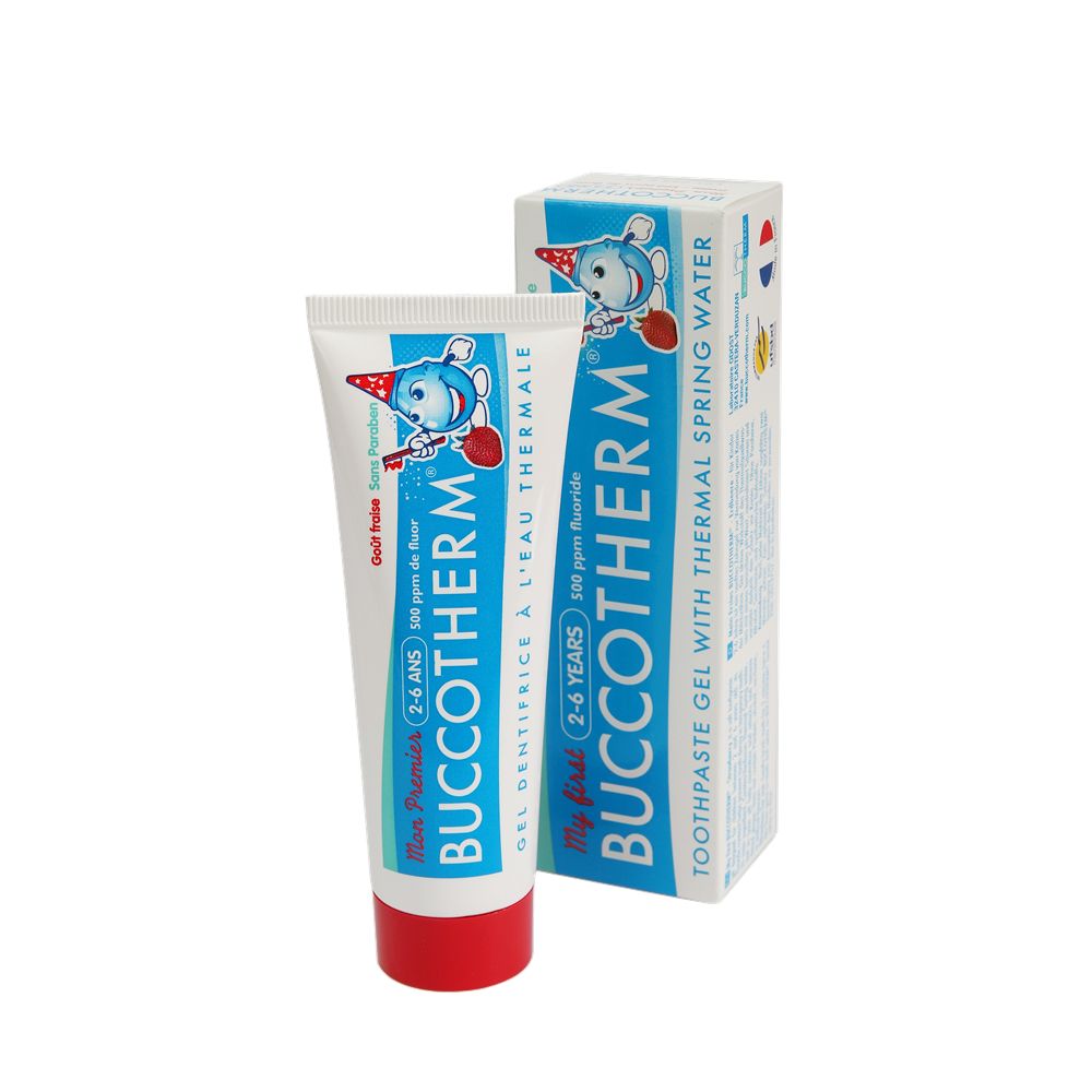 BUCCOTHERM Kinderzahnpasta m.Fluor 2-6 J.Erdbeere