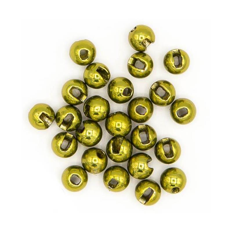 Bille Tungstène Fly Scene Tungsten Beads Slotted Metallic