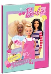 Barbie B5 Linjerad Anteckningsbok med 40 sidor - Happy Thoughts