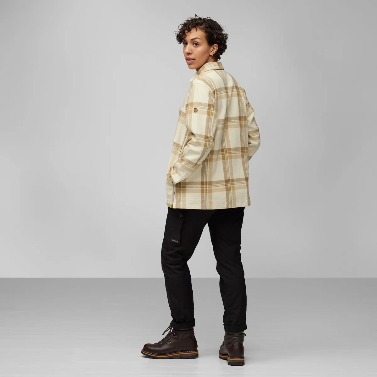 Fjällräven Singi Flannel Overshirt W Patina Green-Deep Patina
