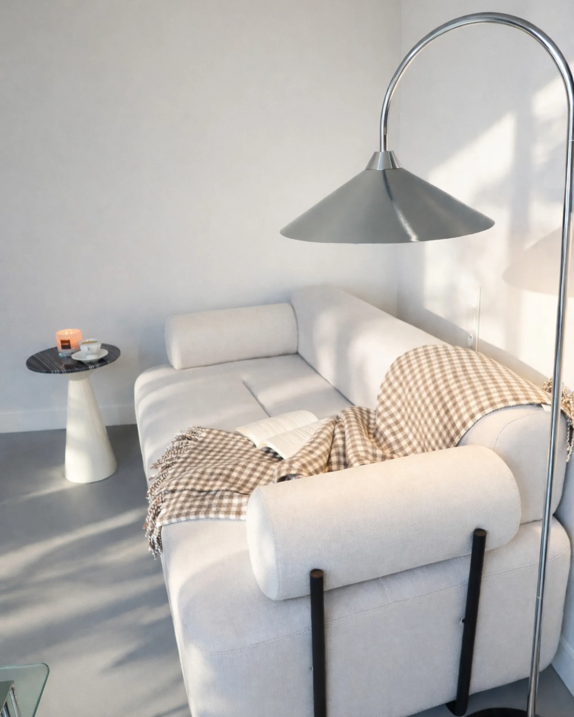 Staande lamp SAVEGRE Metaal Zilver