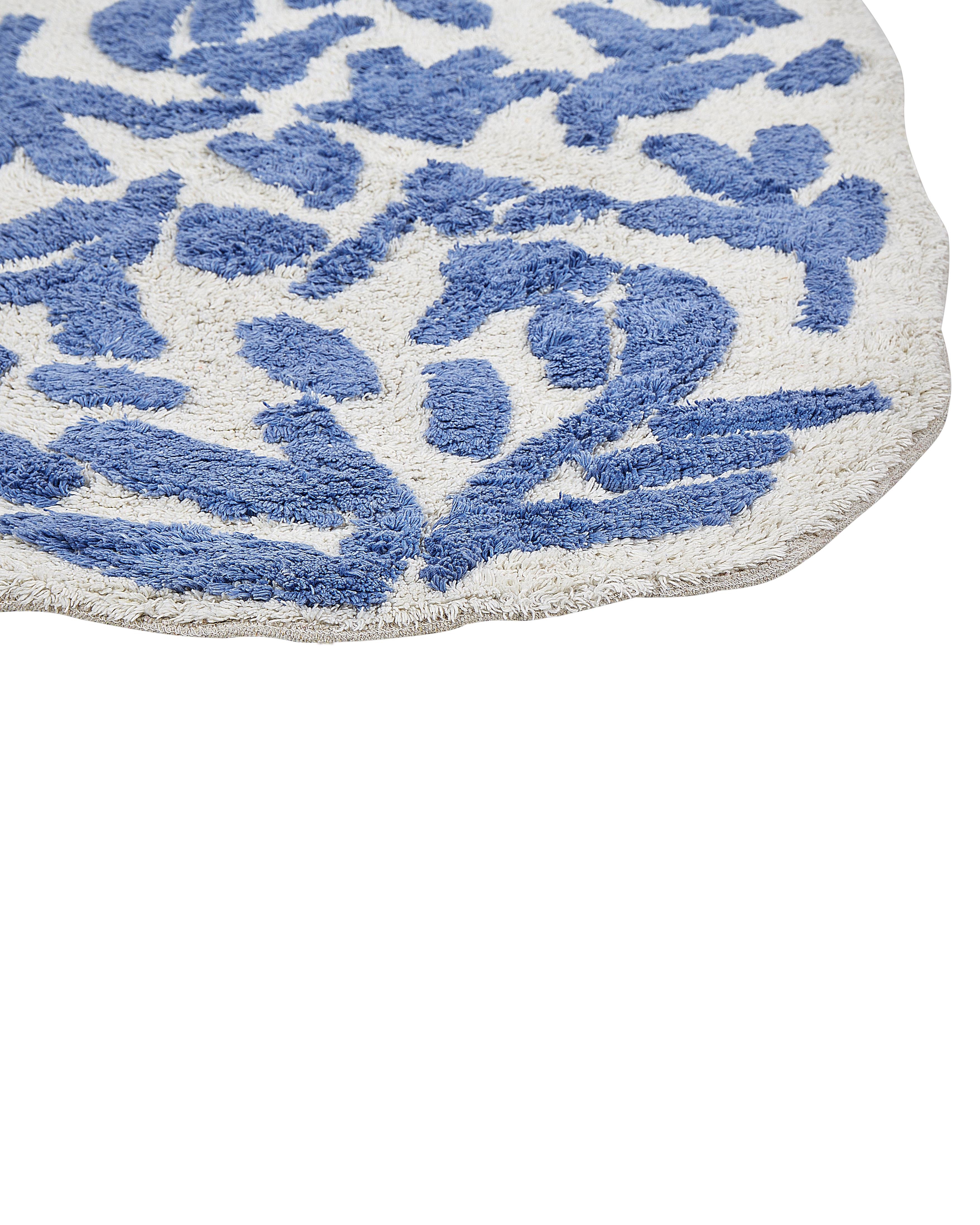 Badmat DERIK Blauw 60 x 90 cm Katoen