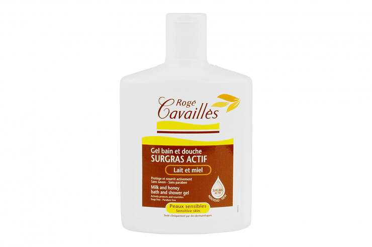 Gel bain & douche lait et miel 300ml