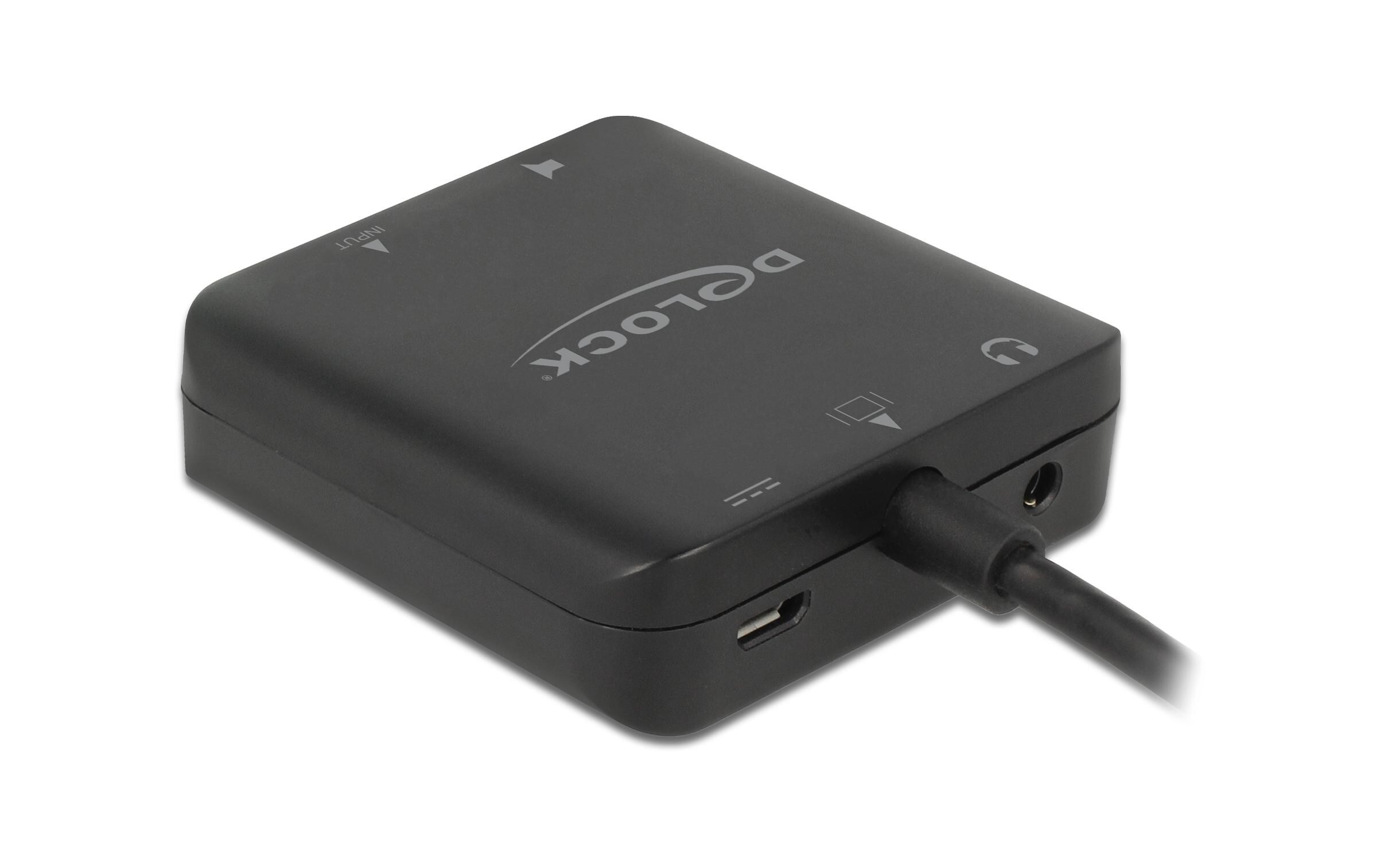Audio Extraktor HDMI 4K 60 Hz kompaktDelock HDMI Audio Extractor 4K 60 Hz kompakt