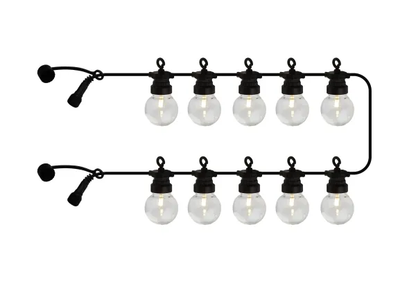 Sirius Lucas Supplementsæt - Klar/Sort - 10 LED