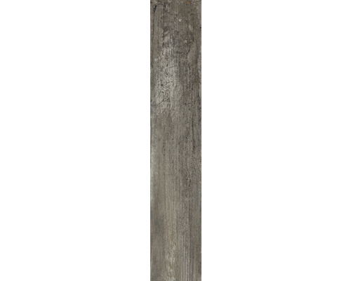 Porseleinen steengoed wand- en vloertegel Notta antraciet 11 x 60 x 0,8 cm mat