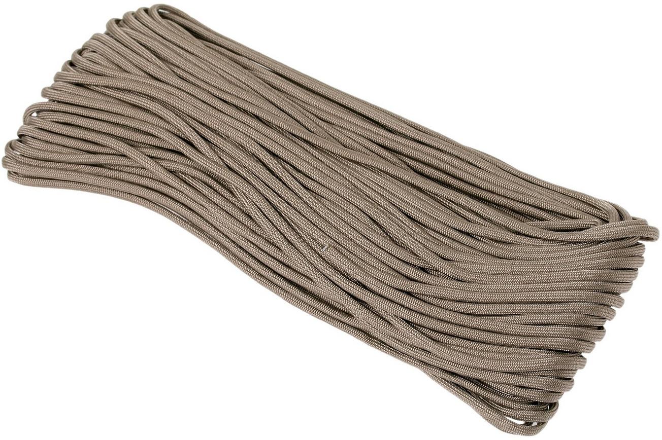 Knivesandtools 550 paracord type III, kleur: tan, 100 ft (30,48 m)